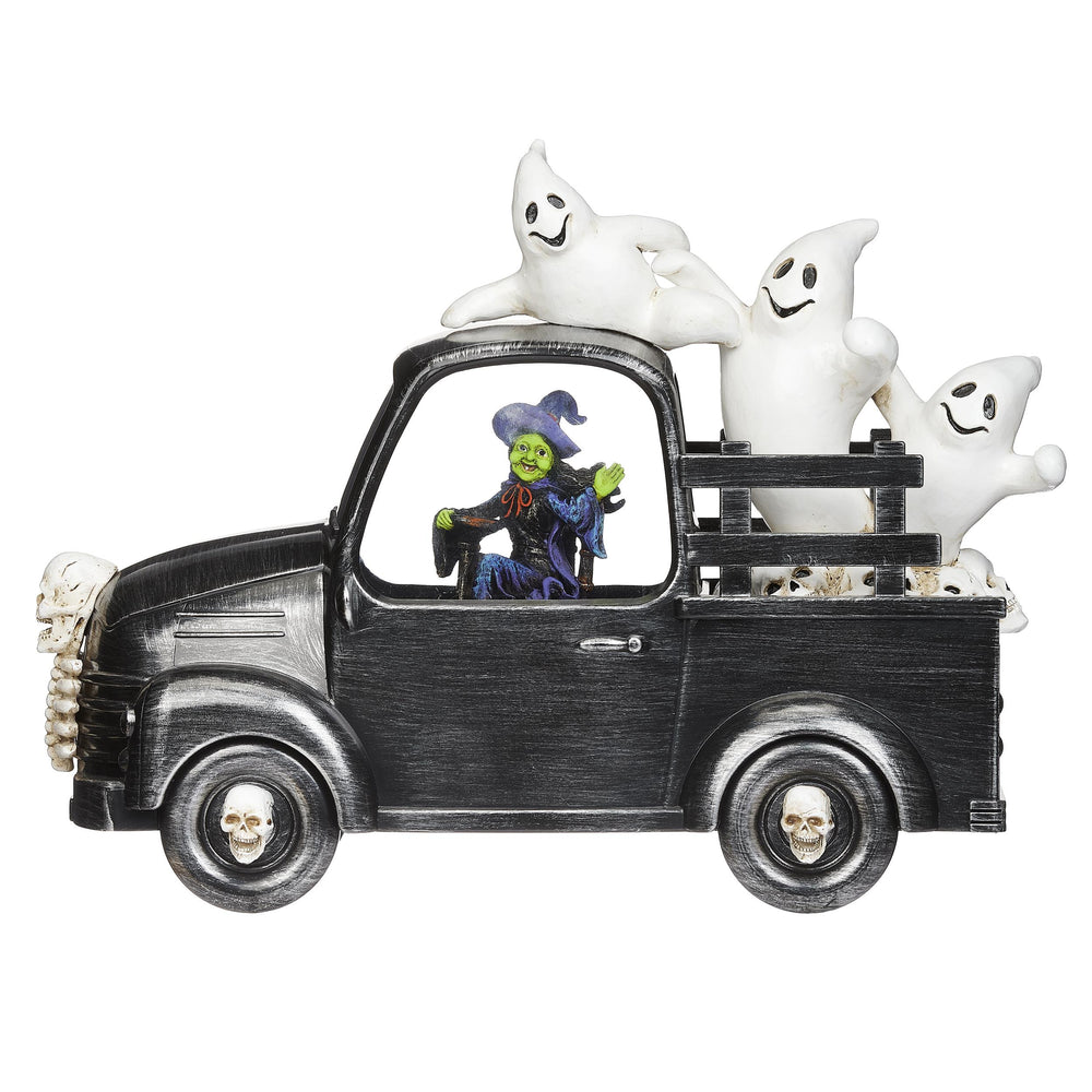Halloween - Friendly Neighborhood Witch and Ghosts