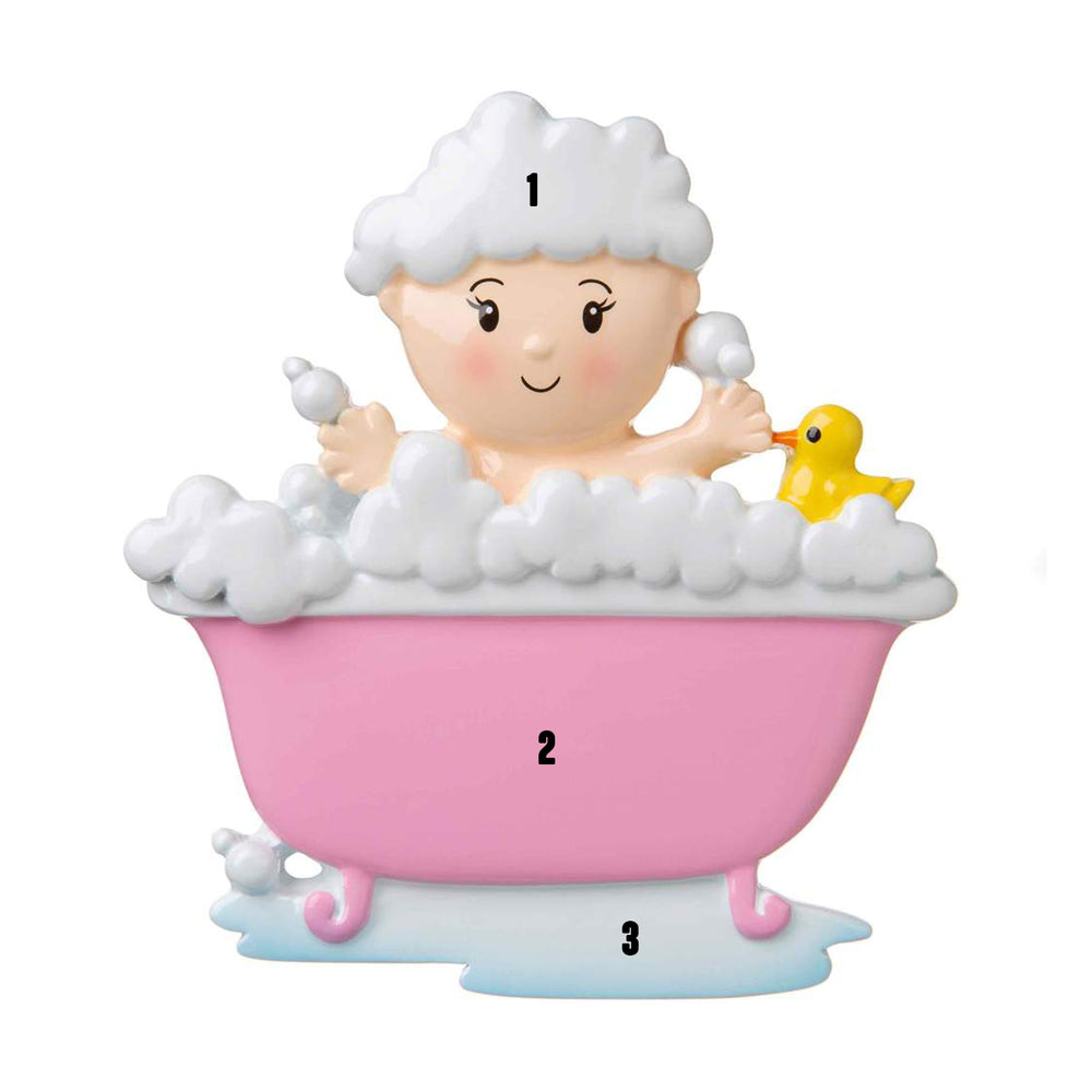 Bubbles and Bath - Pink Tub and Duck (7471024341166)