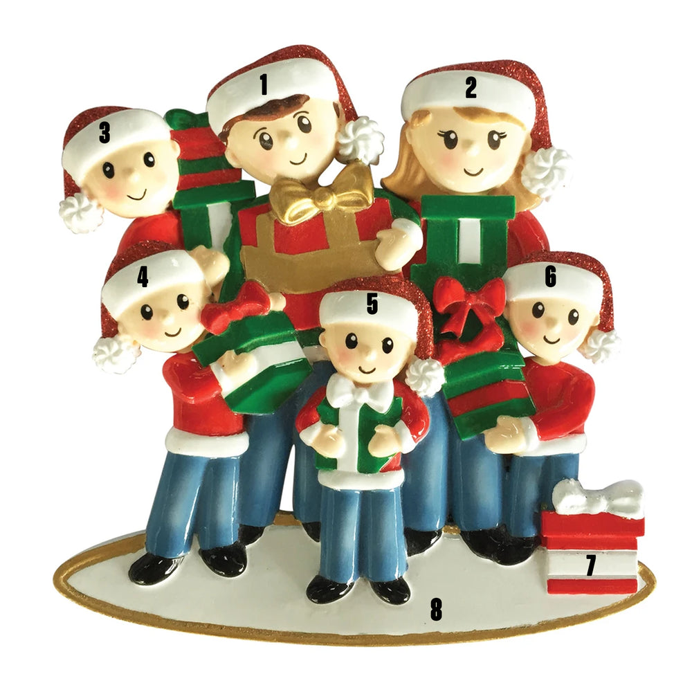 Gift Time - Family of Six (7471025848494)