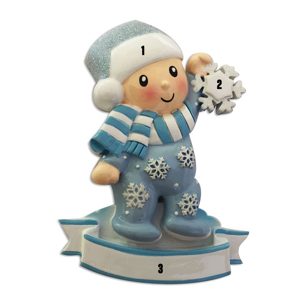 Baby in Blue Holding a Snowflake (7453320708270)