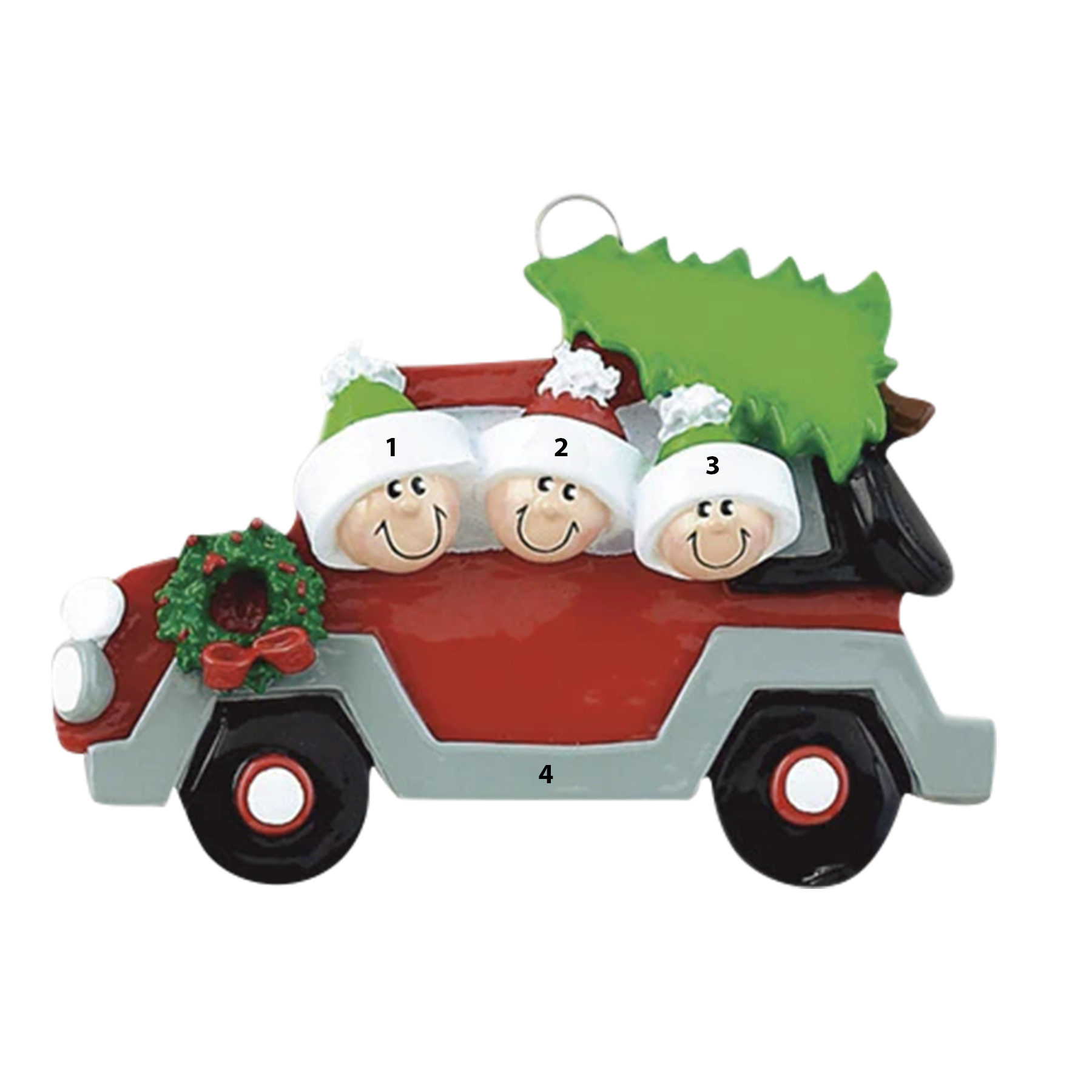 Christmas Tree Caravan Three Santa'Ville