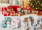 Christmas gift guide 2025 featuring personalized gifts for couples, new parents, and pet lovers under a festive tree.