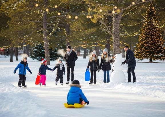 Things to do with kids during Christmas in Canada with festive family activities