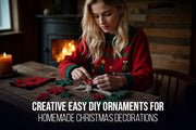 Creative, Easy DIY Ornaments for Homemade Christmas Decorations.
