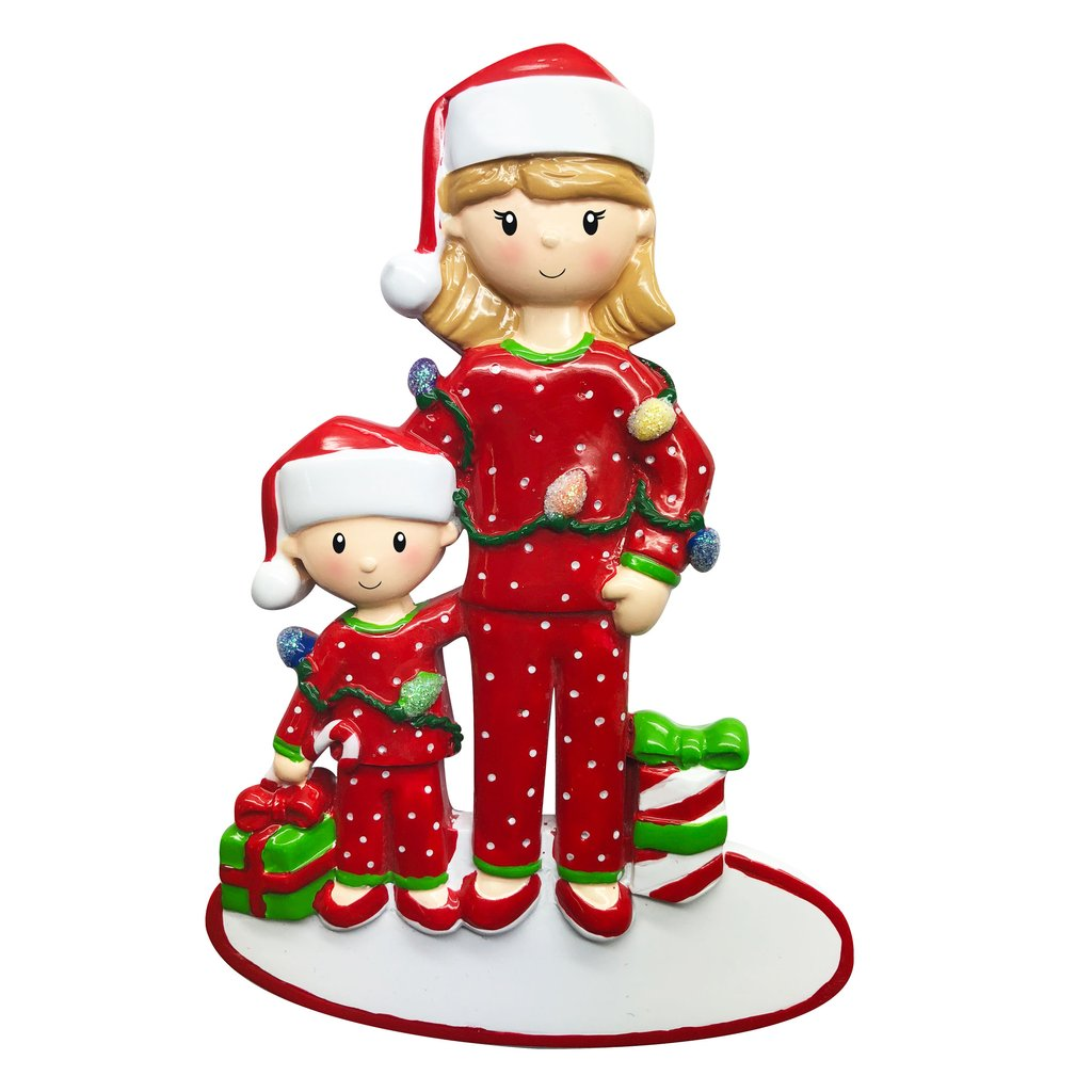 Cute Single Parent Christmas Ornament - Santa'Ville