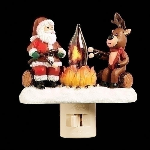 Night Light - Santa and Reindeer