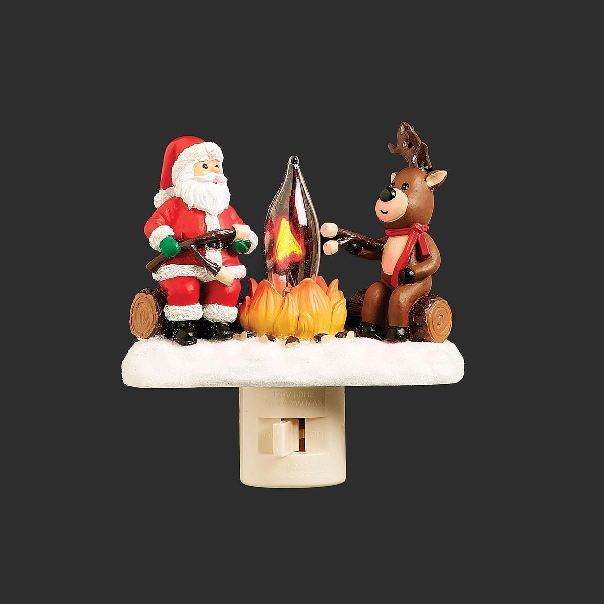 Night Light - Santa and Reindeer