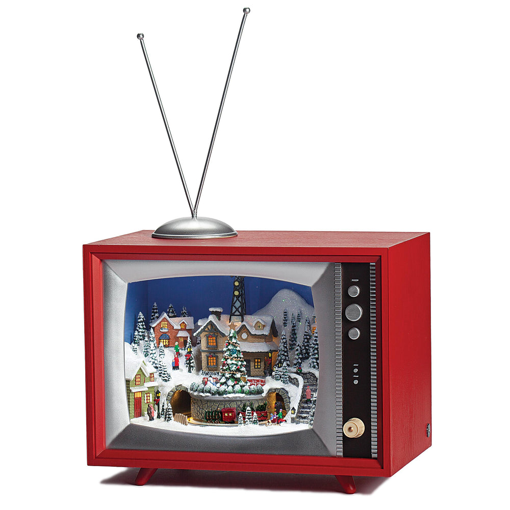Rotating Train - Musical TV with Train Depot