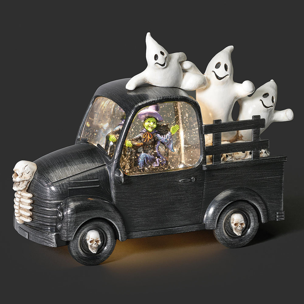 Halloween - Friendly Neighborhood Witch and Ghosts