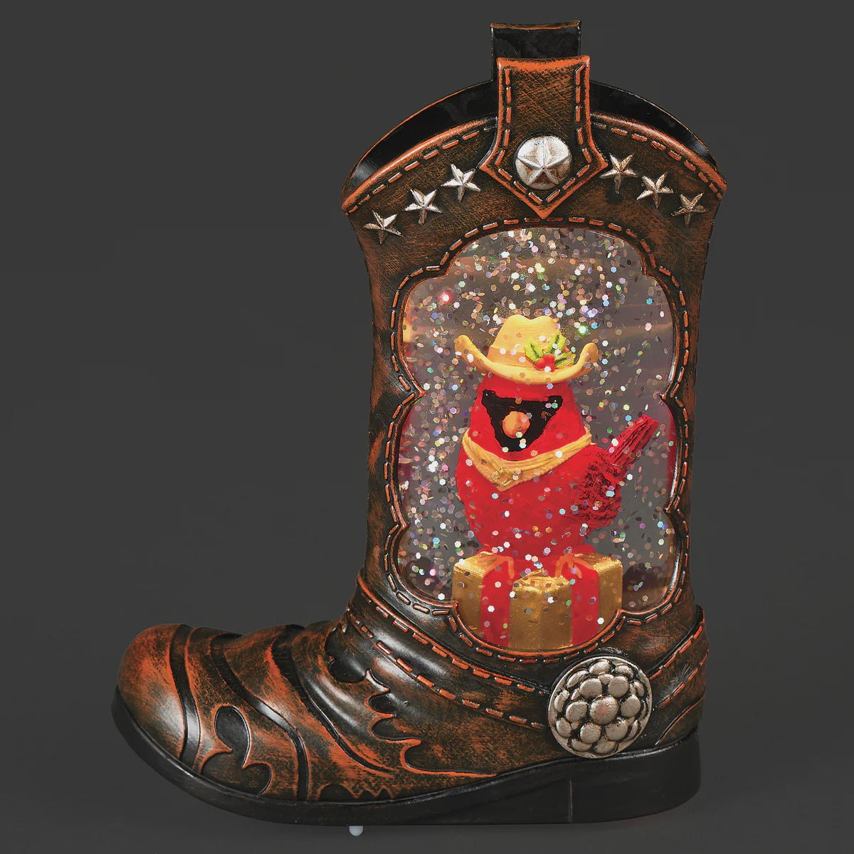 Cowboy Cardinal in a Boot