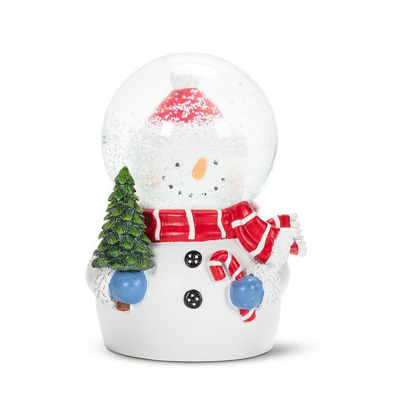Snowman Mug with Candycane Handle