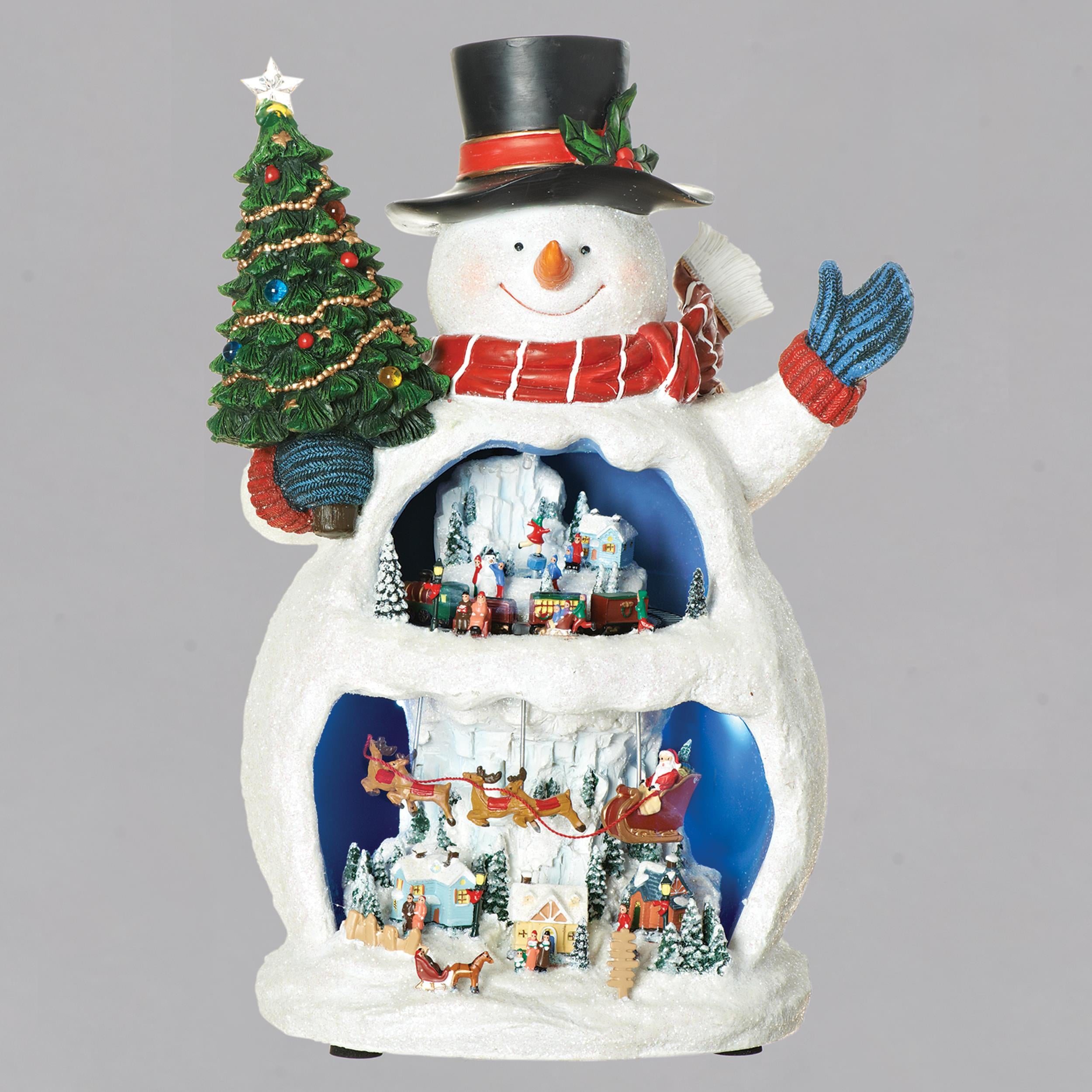Snowman City - Rotating Dual Level
