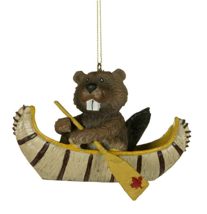 Beaver in a Canoe