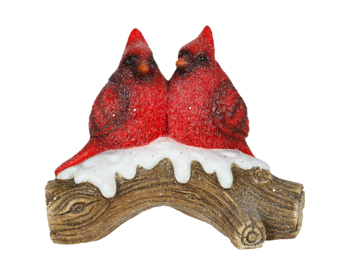 Two Birds, One Merry Branch — Cardinal Decoration