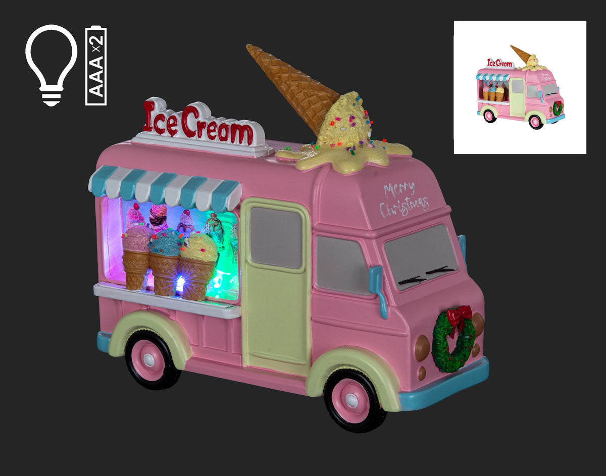 North Pole Scoop-Mobile — LED Ice Cream Van