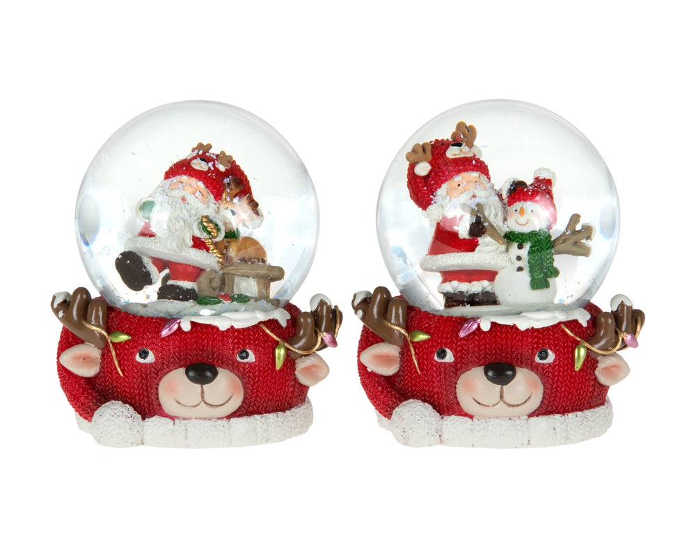 Snowglobe with Bear Shaped Mittens