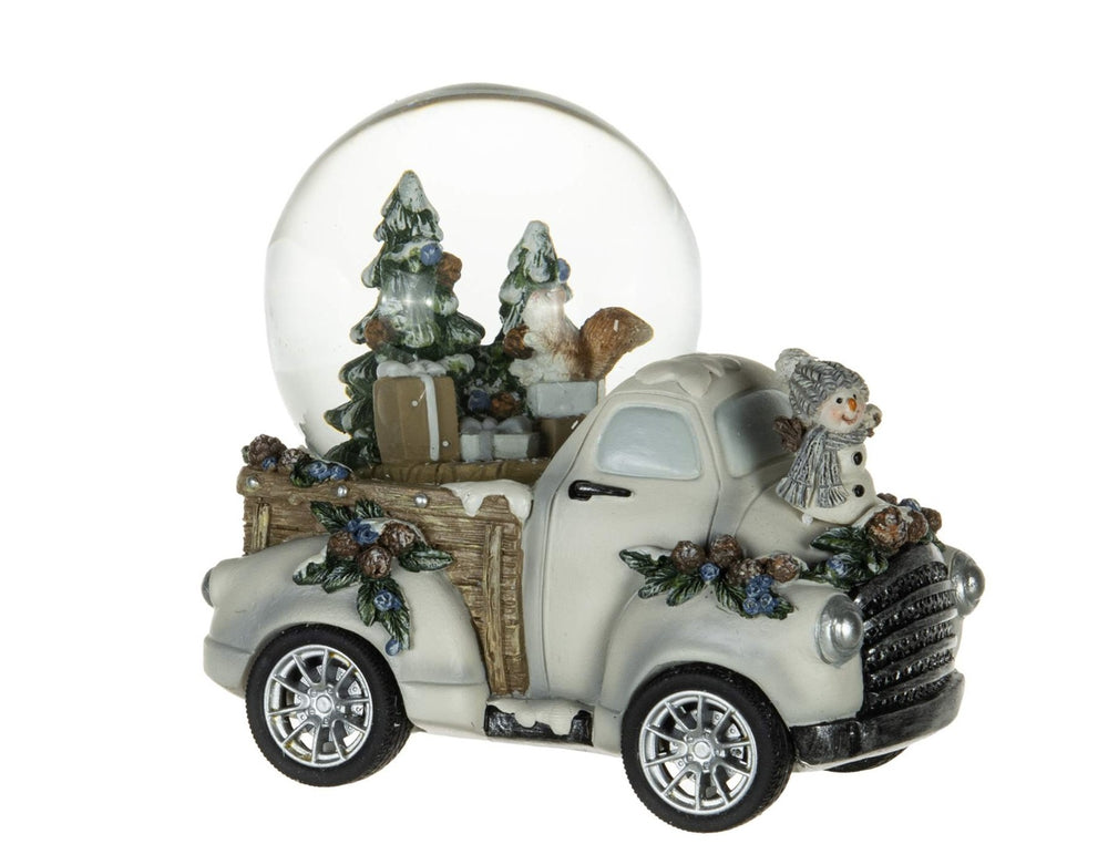 Special Delivery: Snow! — White Truck Snow Globe