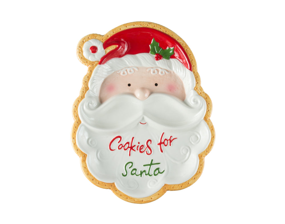 Santa's Cookie Stop — Santa Face Plate