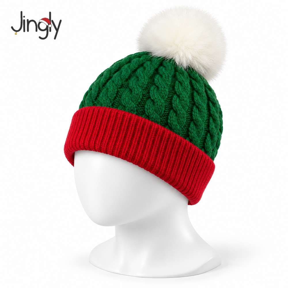Kid's Christmas Hat - Little Holly-Day Cozy