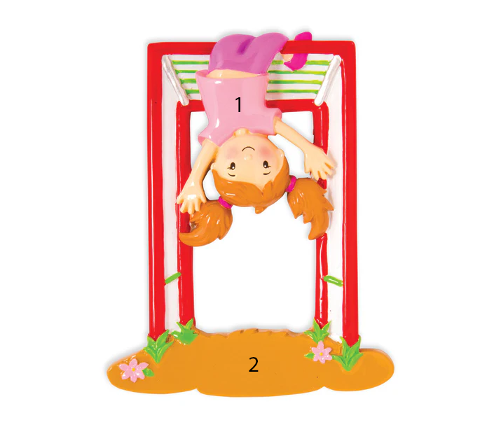 Girl on Jungle Gym