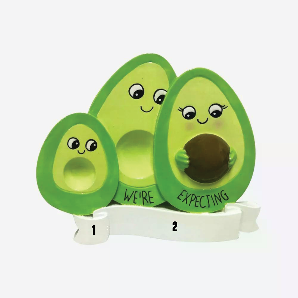 Expecting Avocado Family of Three