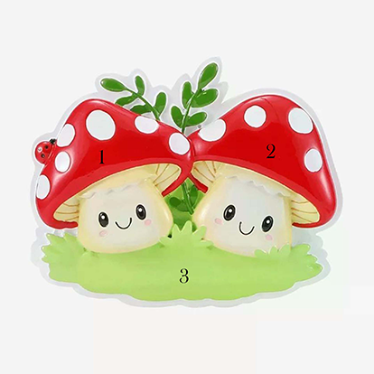 Red Mushroom Couple