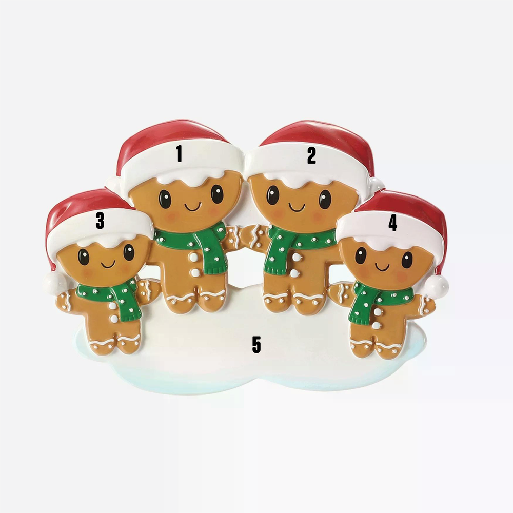 Cute Patootie Gingerbread Family - Four