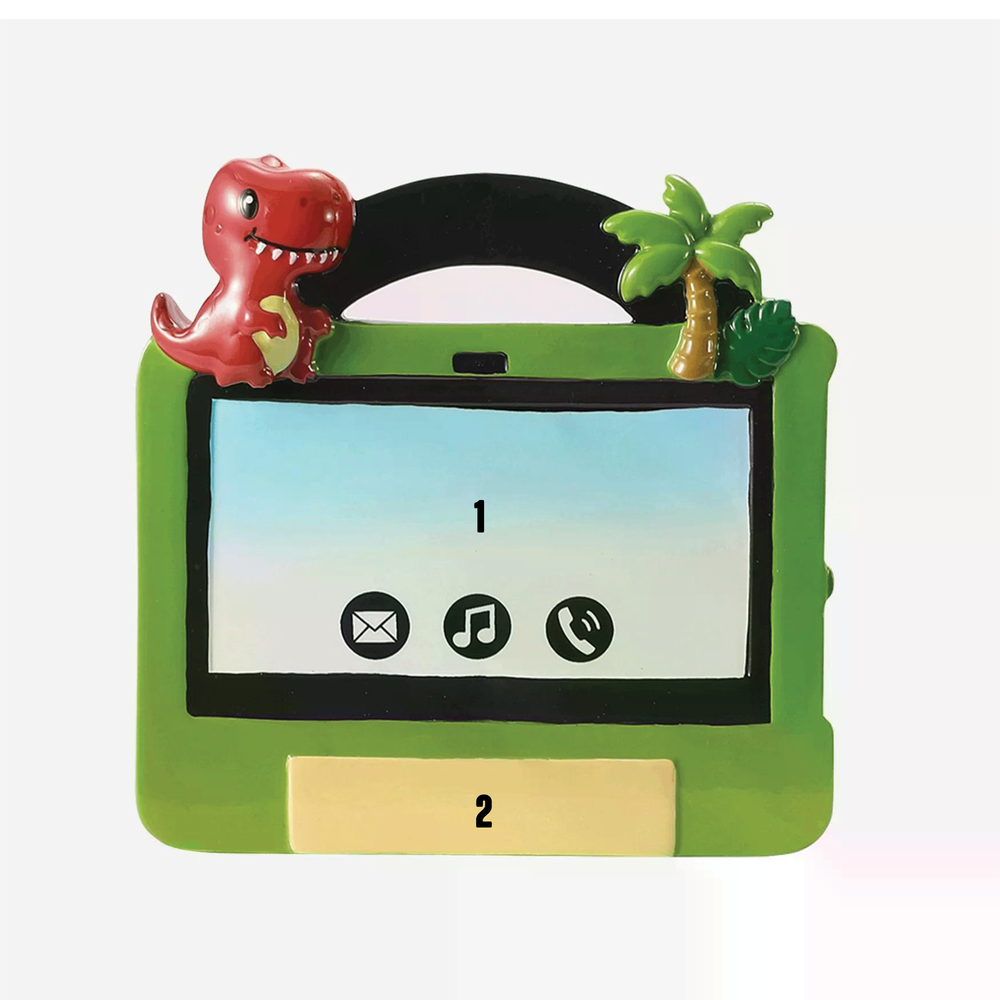 Kid's iPad - Green with Dino