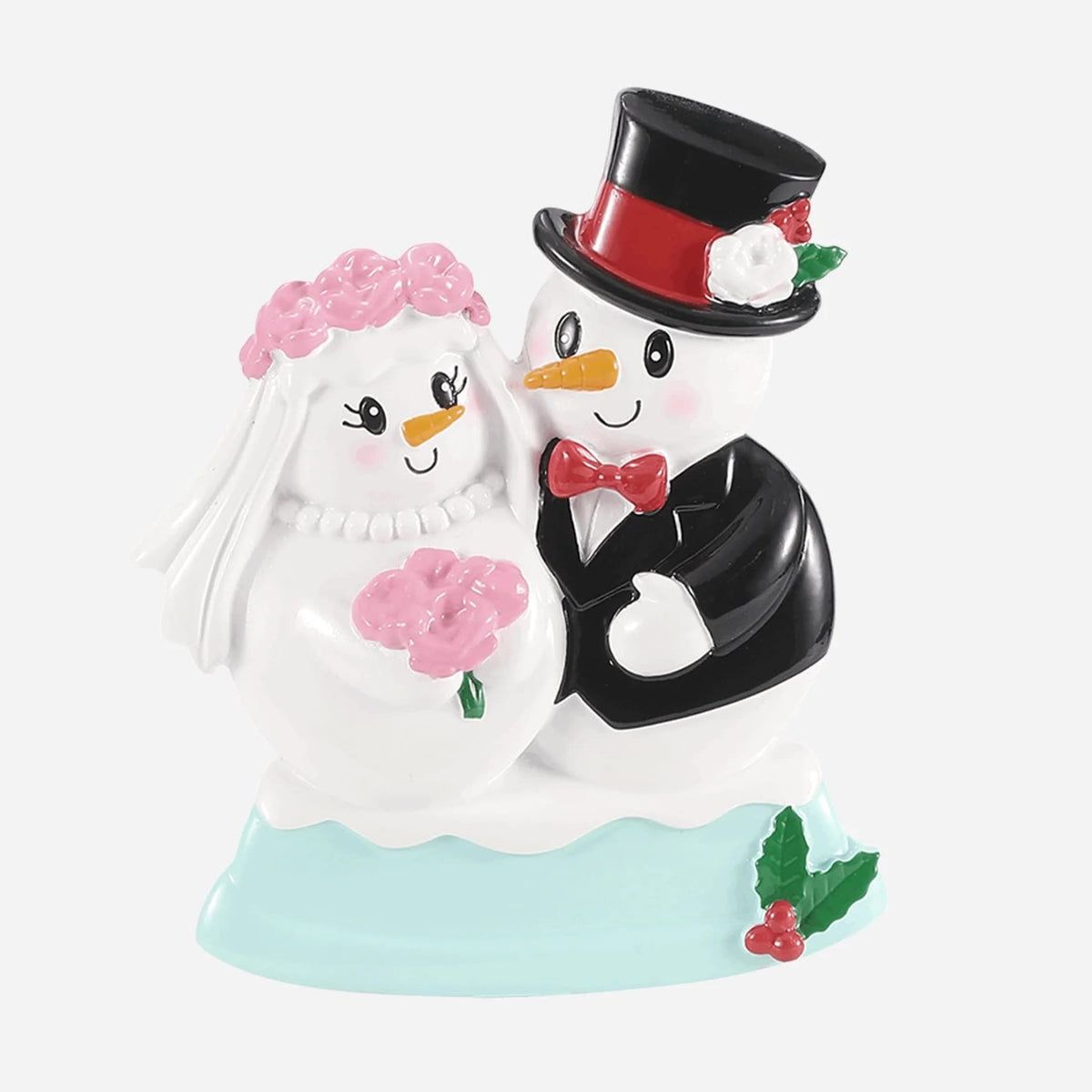 Snow in Love — Wedding Couple Ornament