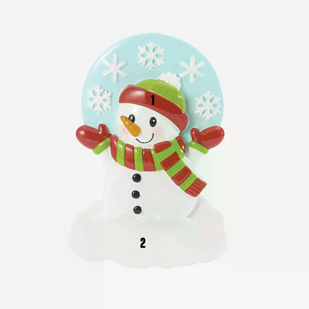 Snowman Catching Snowflakes