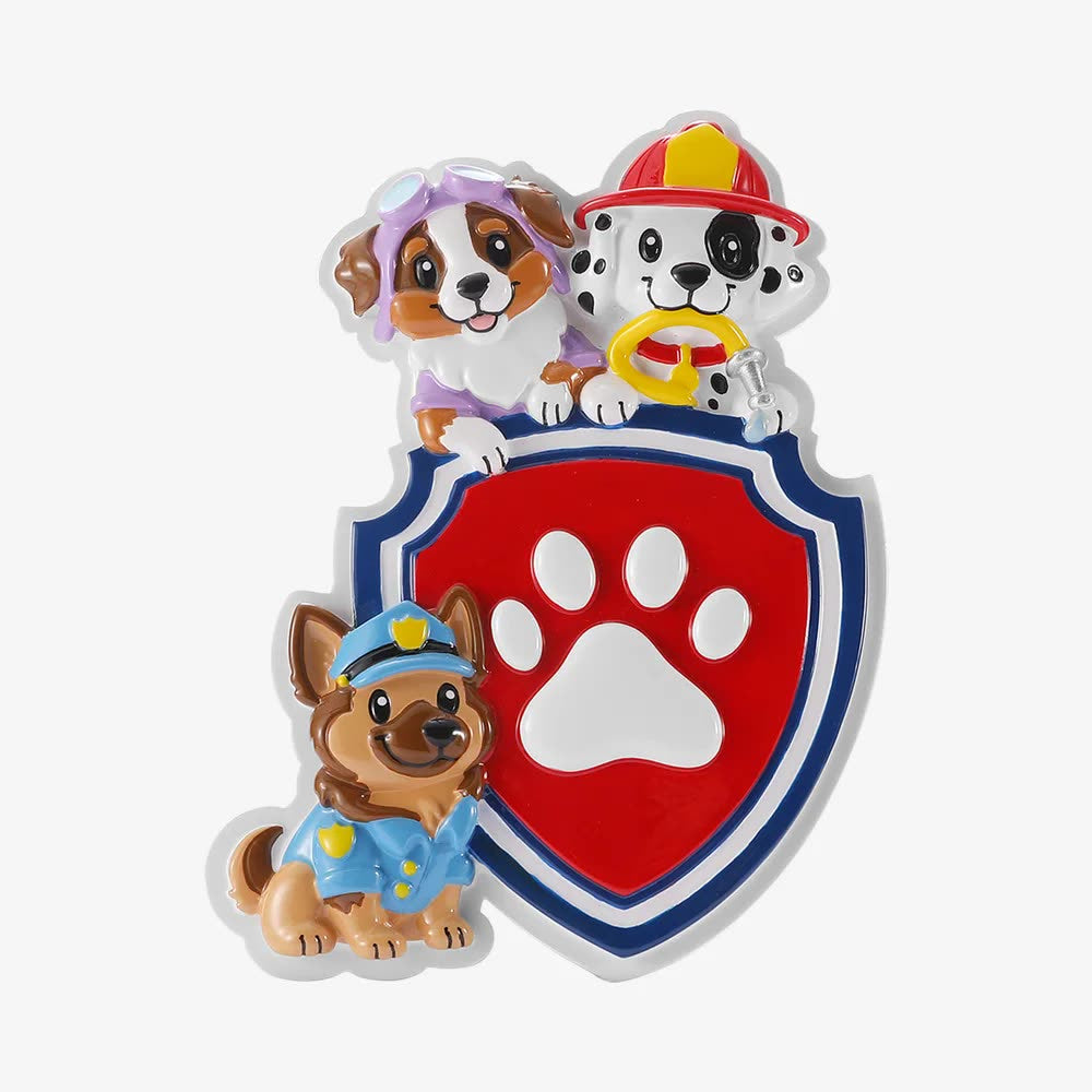 Paws on Patrol — Puppy Rescue Squad Ornament