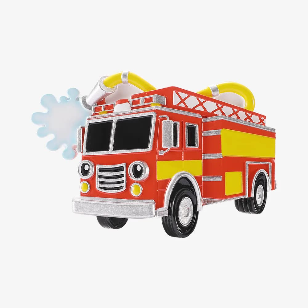 Here Comes the Jingle Brigade — Firetruck Ornament
