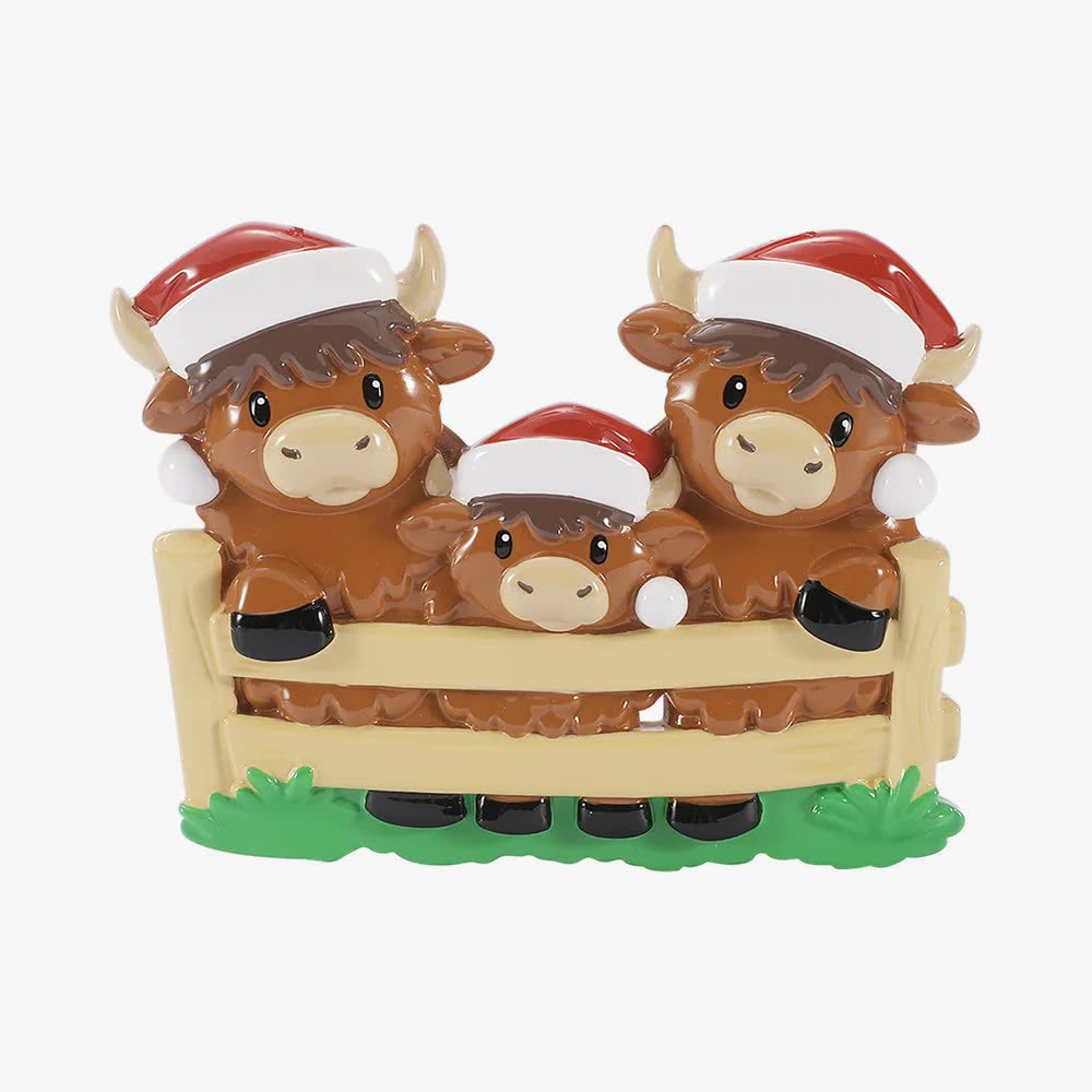 Our Merry Little Herd — Highland Cow Family of Three