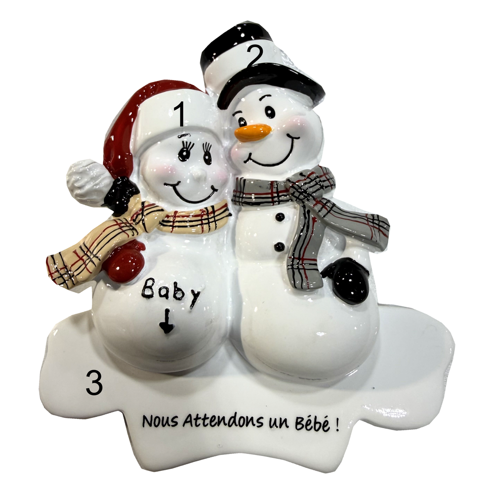 Un petit flocon en route ! — Couple en attente de bébé