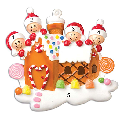 Ginger Bread House Family of Four