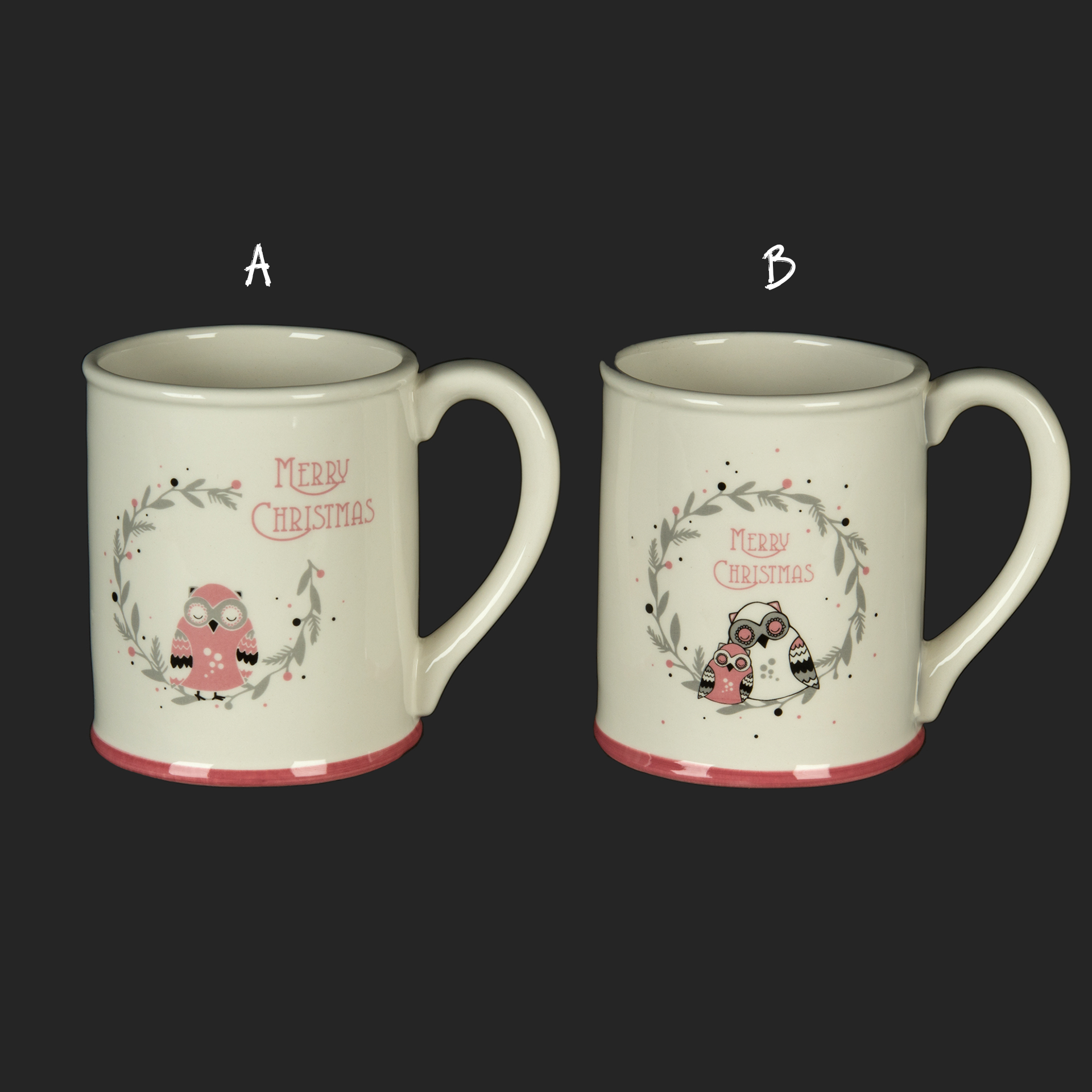 Pink Owl Mug