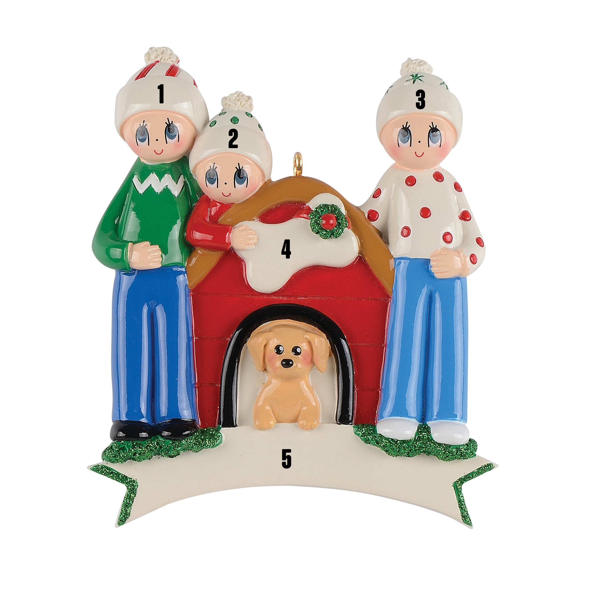 New Puppy - Family of Three