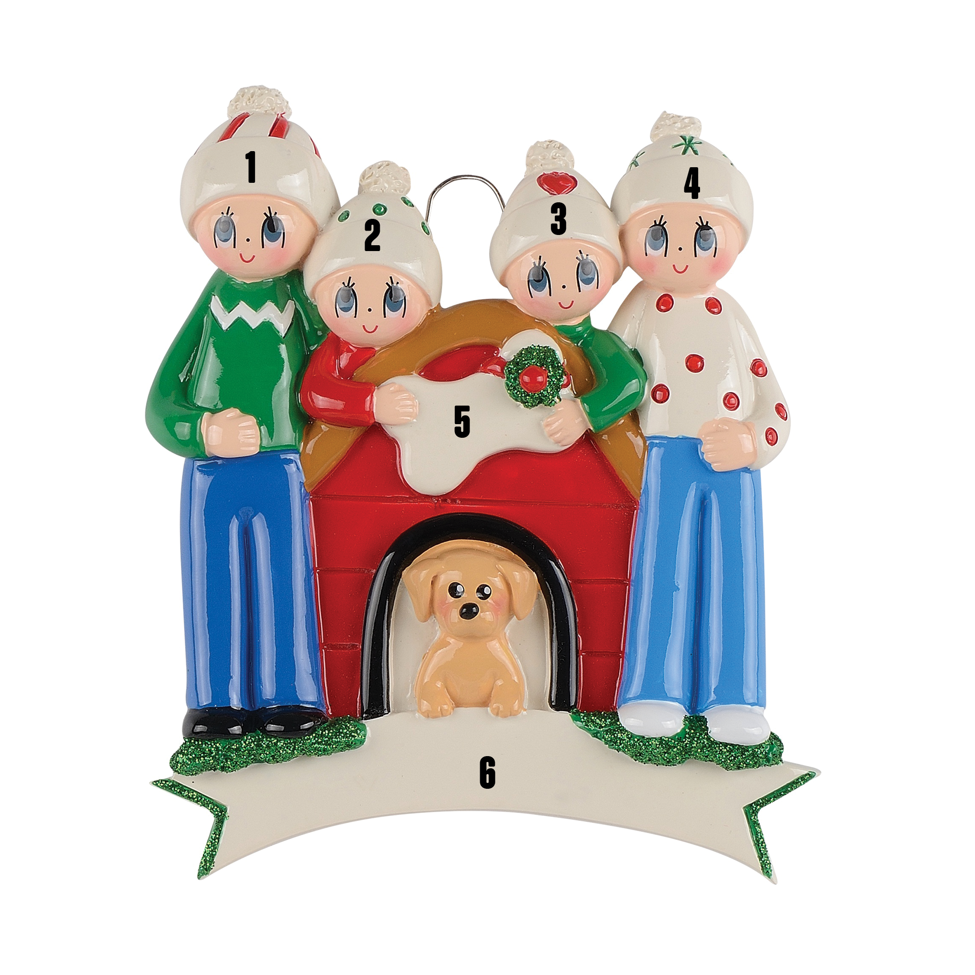 New Puppy - Family of Four