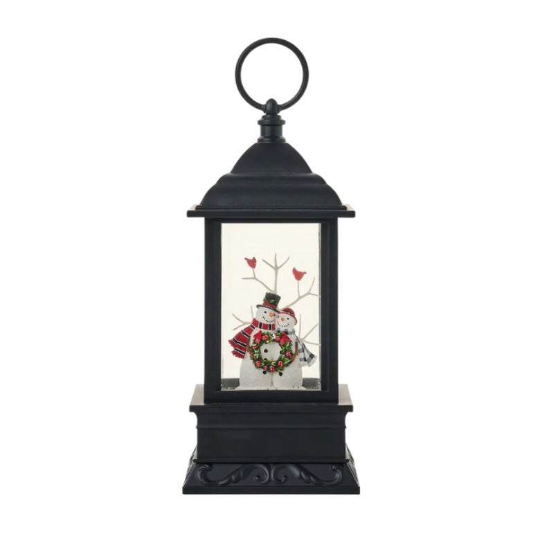 Lantern - Mr and Mrs. Snowman