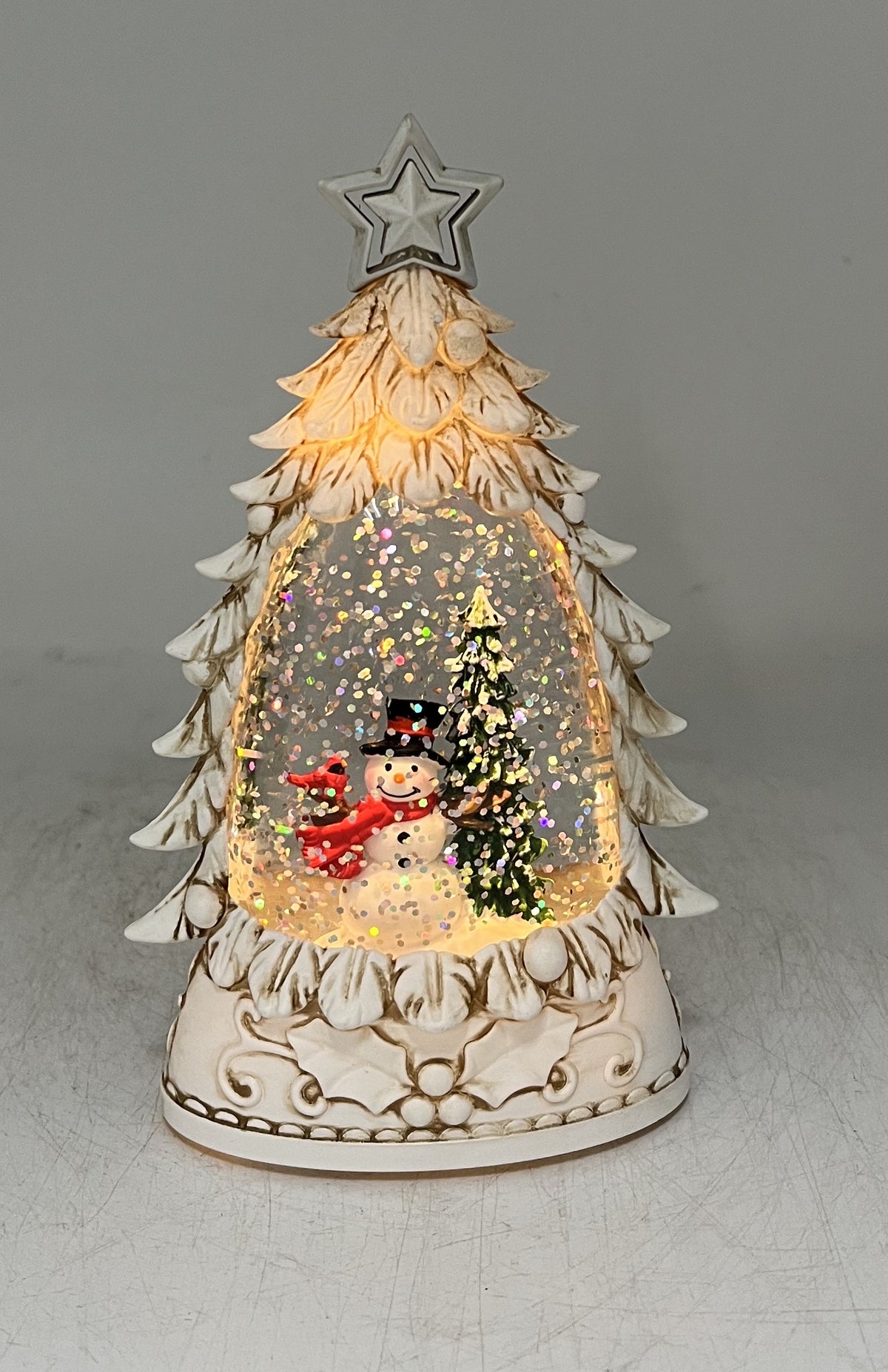 A Snowman in the Treetops - Christmas Tree Lantern