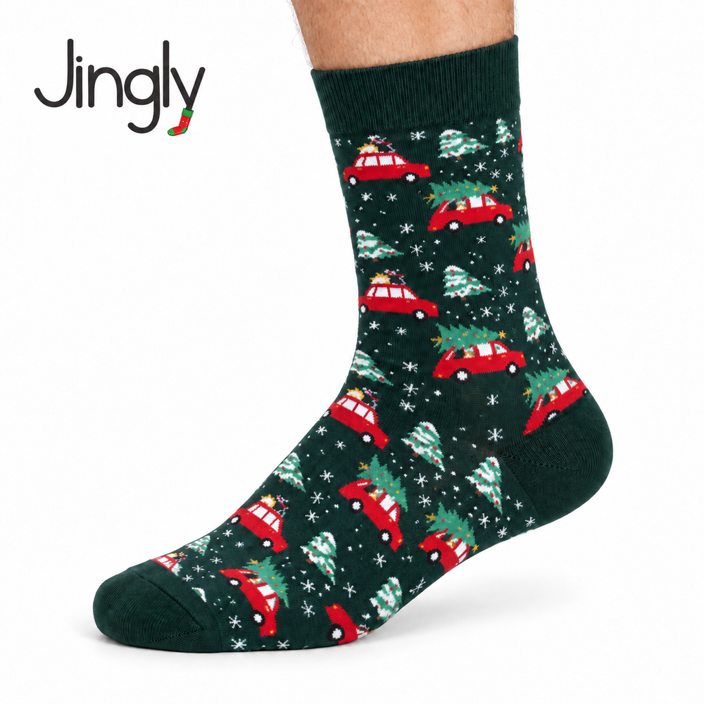 Men's Socks - Home for the Holly-days