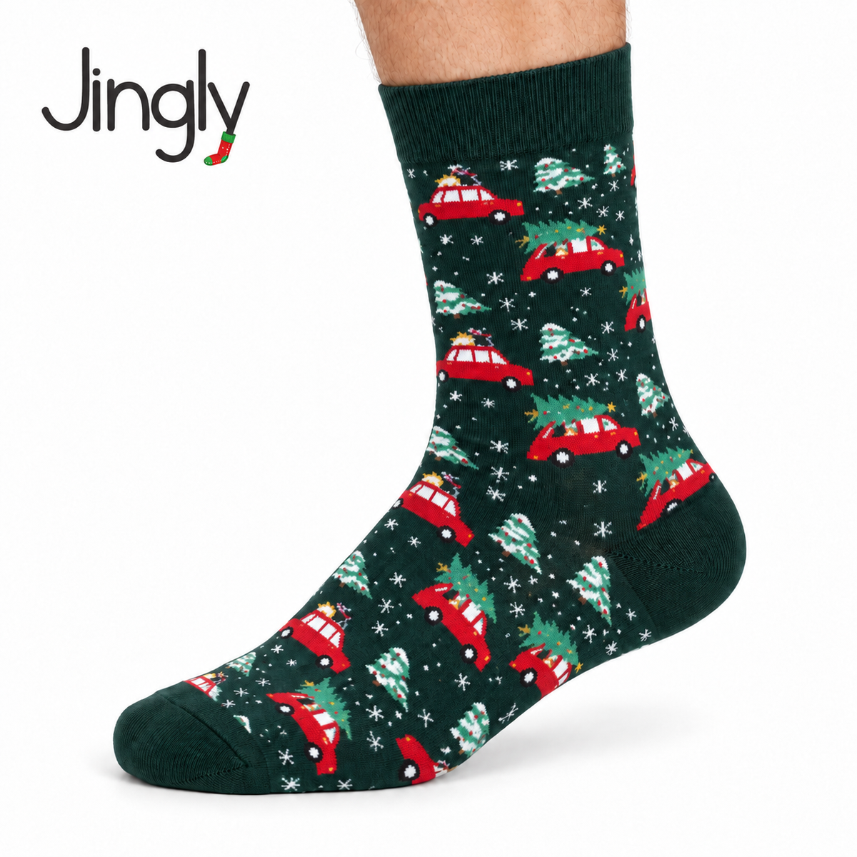 Men's Socks - Home for the Holly-days