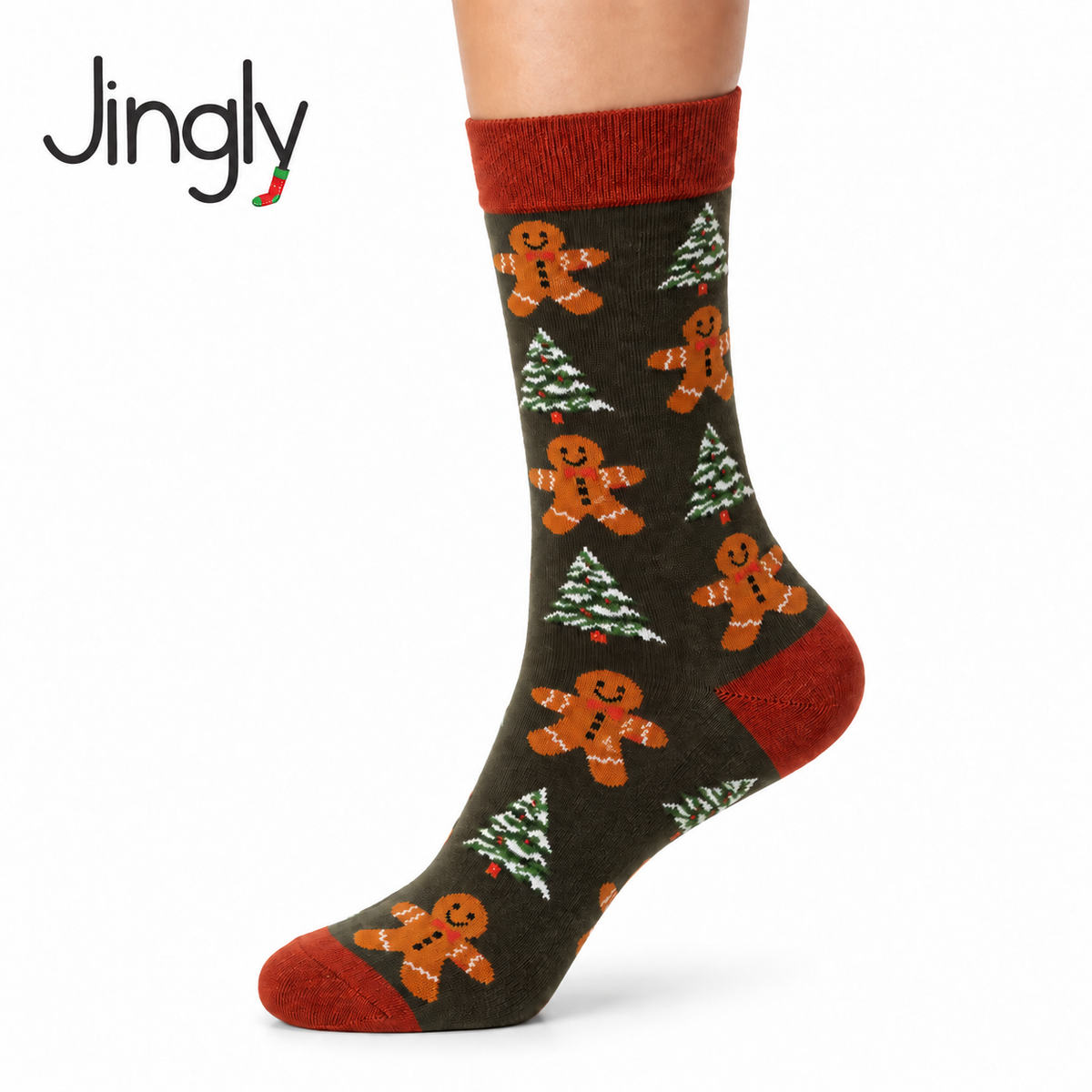 Women's Socks - Gingerbread Jamboree