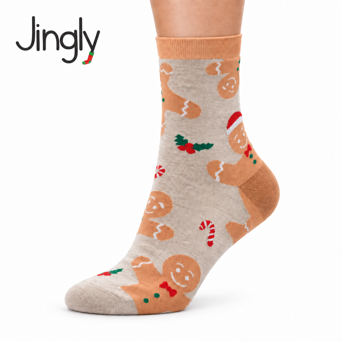 Women's Socks - Sugar, Spice & Jingly Nice