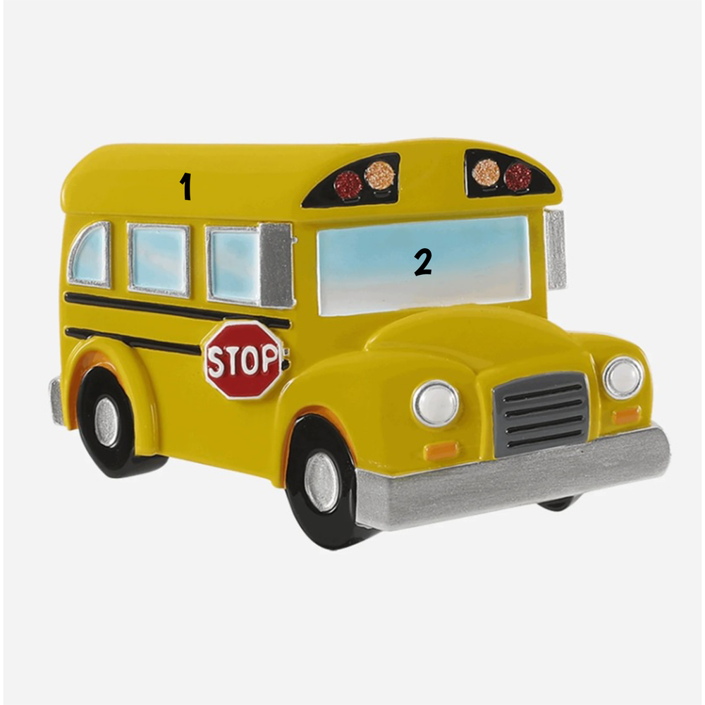 School Bus with Stop Sign