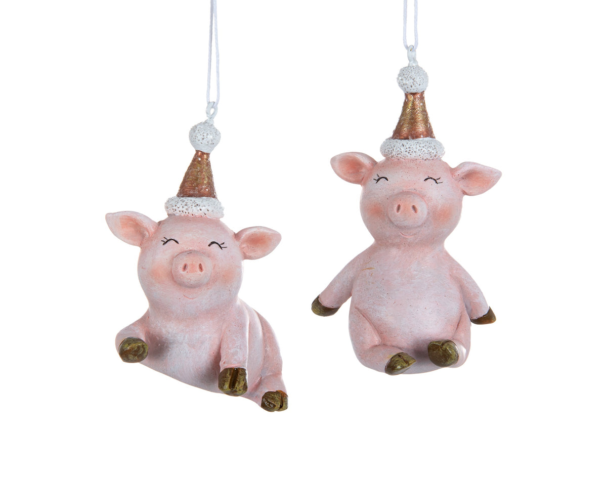 Oink, It's Party Time! — Pig Ornament