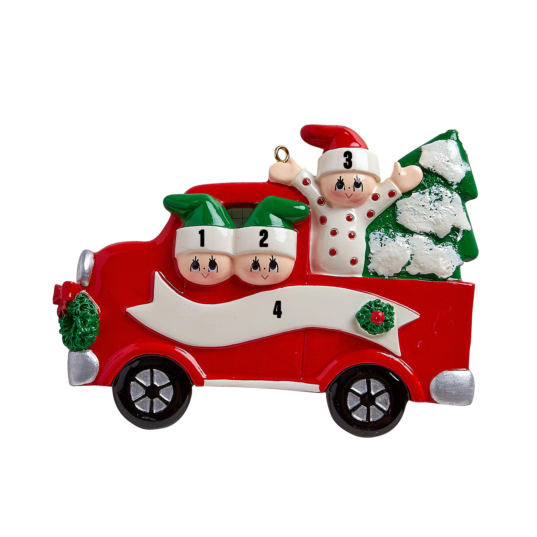 Santa'Ville-Our New Christmas Tree - Family of Three (7451241152686)