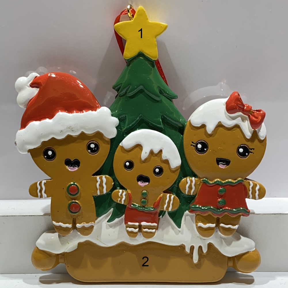 Gingerbread Family of Three (6013759520942)