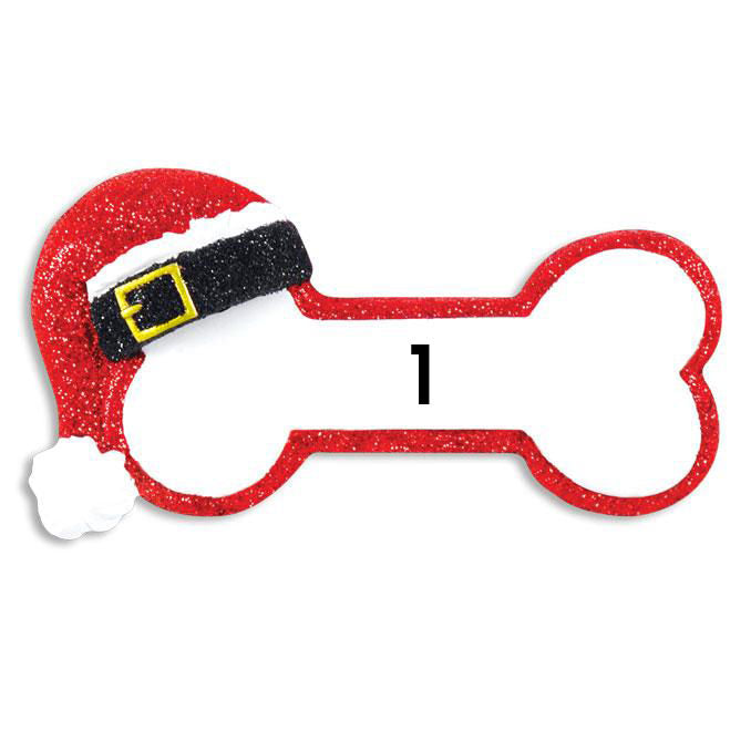 Dog Bone (Santa Hat) (1743130394737)