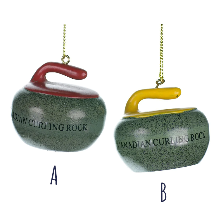 Curling Stone Ornament